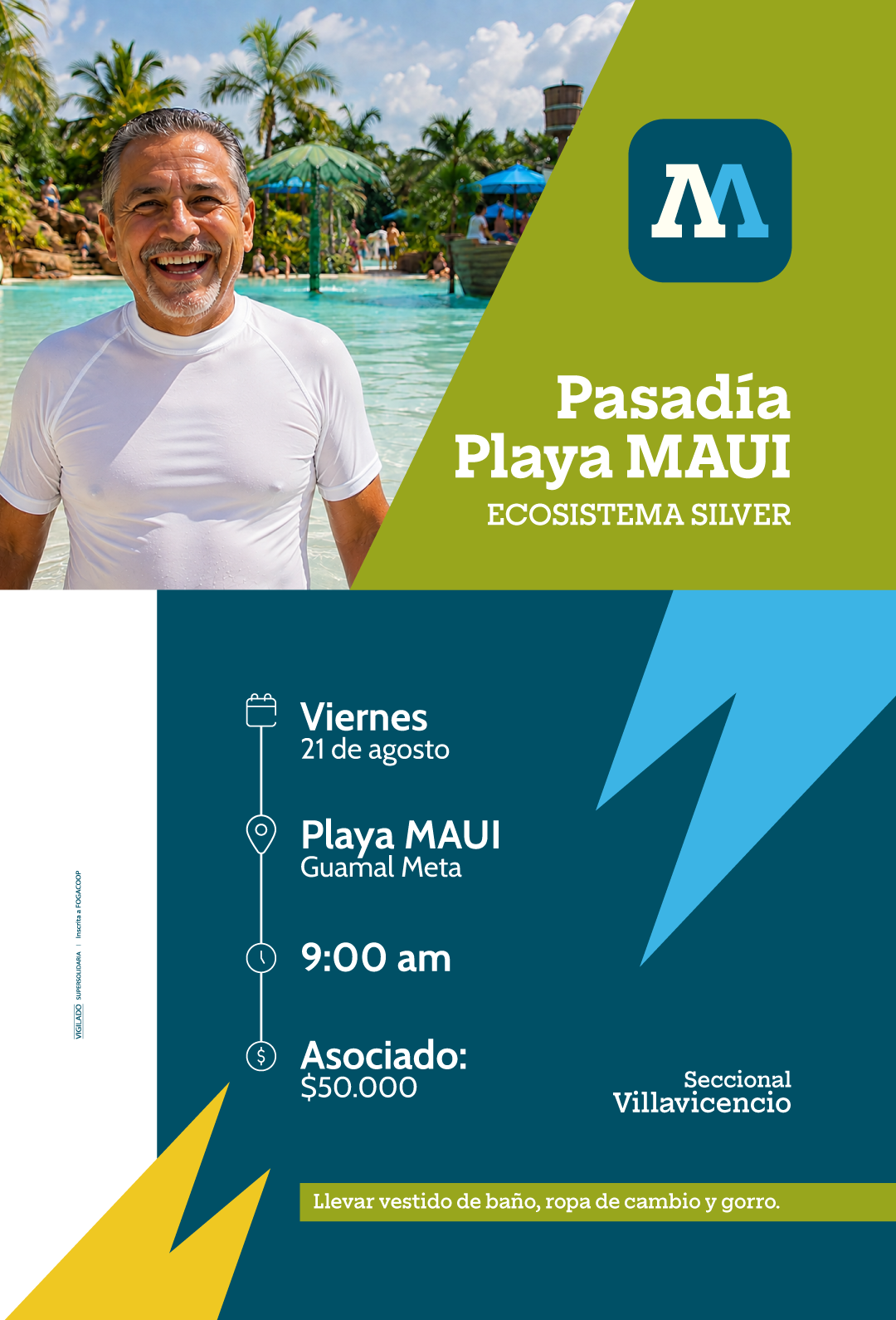 Pasadía Playa MAUI — Ecosistema Silver