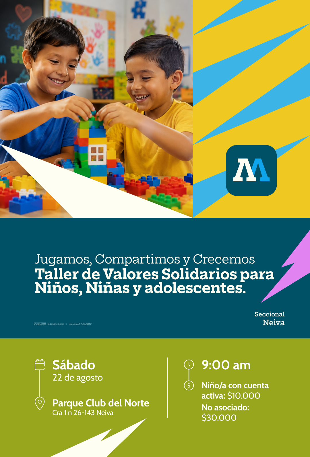 Jugamos, Compartimos y Crecemos: Taller de Valores Solidarios para Niños, Niñas y Adolescentes
