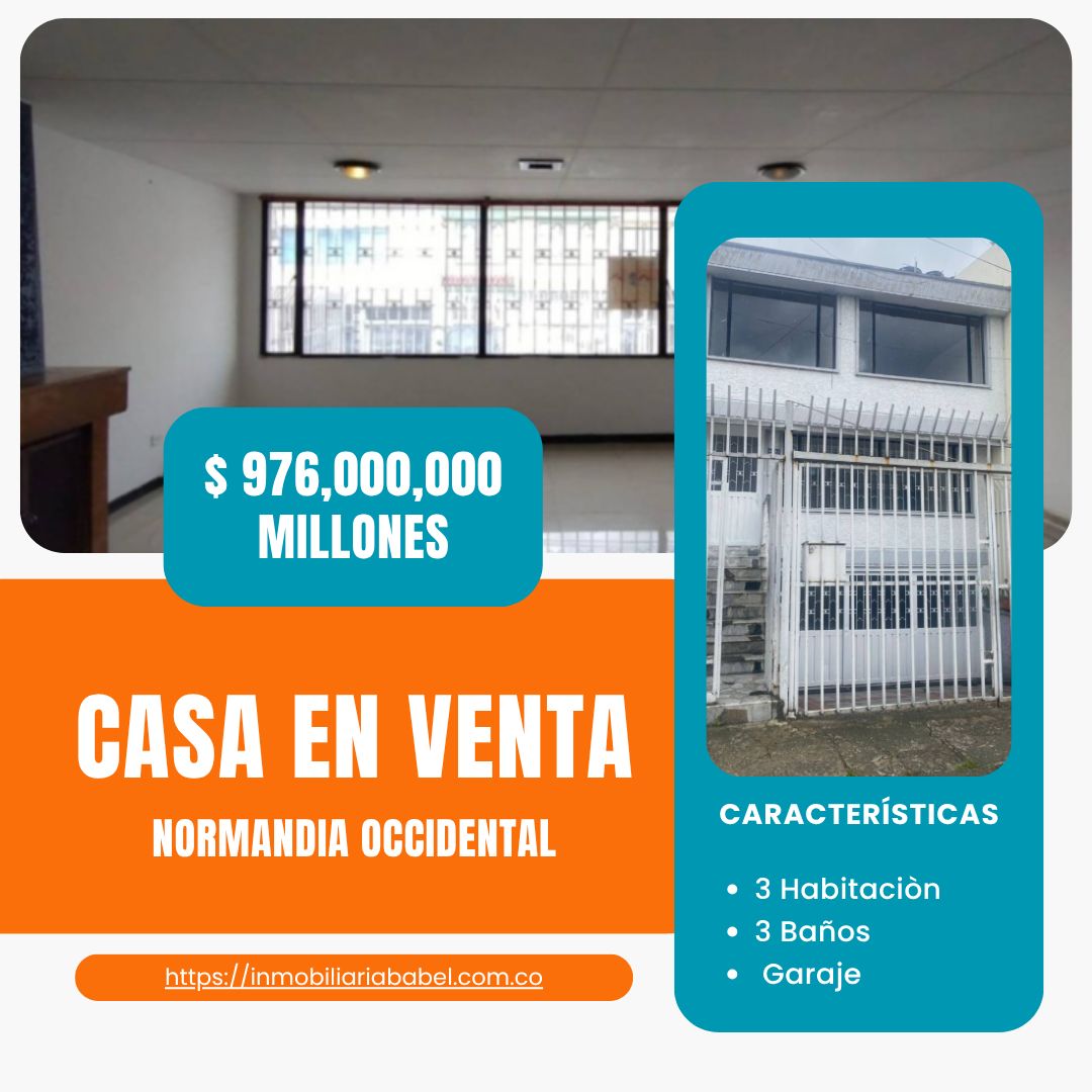 Casa en Normandía, Bogotá